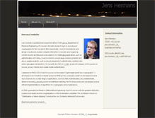 Tablet Screenshot of jenshermans.be